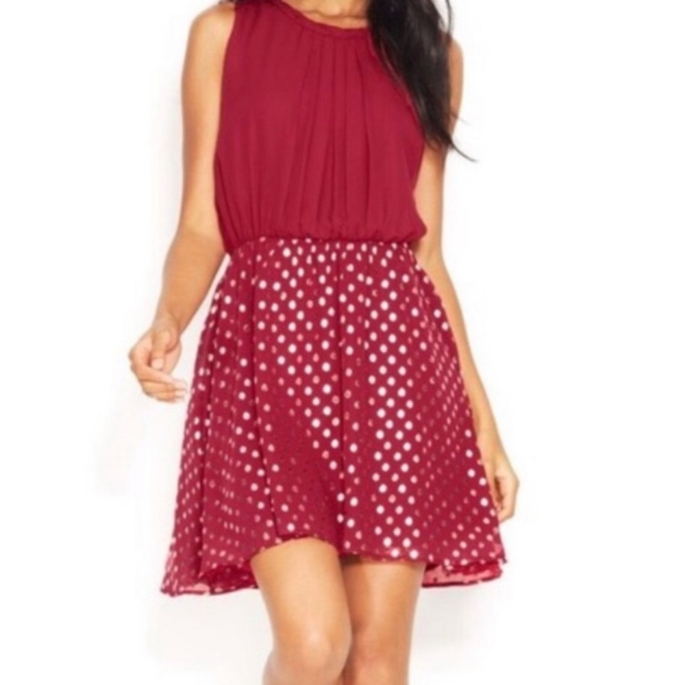 Maison Jules red and gold dress